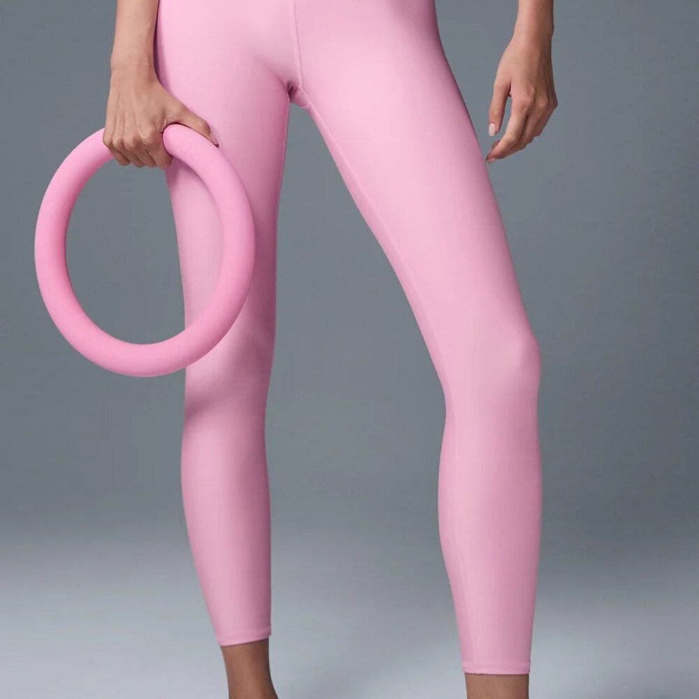 Alo - High-Waist Airlift Legging - Sweet Pink - Medium - Picture 4 of 4